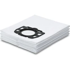 Kärcher Vliesfilterbeutel 2.863-006.0, 4 Stück, Staubsaugerbeutel Für Staubsauger Kärcher WD 4 Bis WD 6 Serie