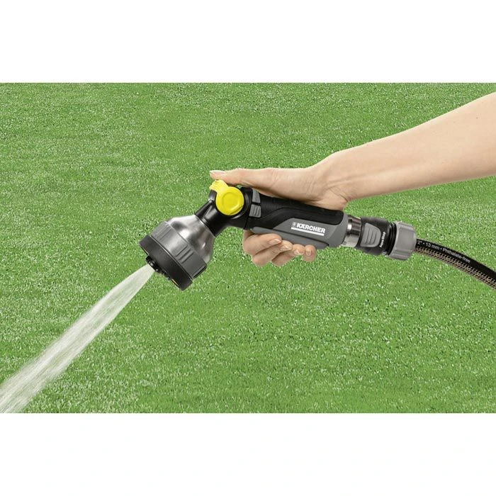Kärcher Gartenbrause Metall Multifunktion Premium, 4 Sprühbilder, Stufenlose Regulierung, Frostsicher 6 Kärcher Gartenbrause Metall Multifunktion Premium, 4 Sprühbilder, Stufenlose Regulierung, Frostsicher – Bild 4