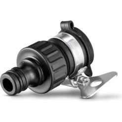 Kärcher Hahnverbinder Hahnanschluss 2.645-256.0, Adapter Für Außen-Wasserhähne Ohne Gewinde