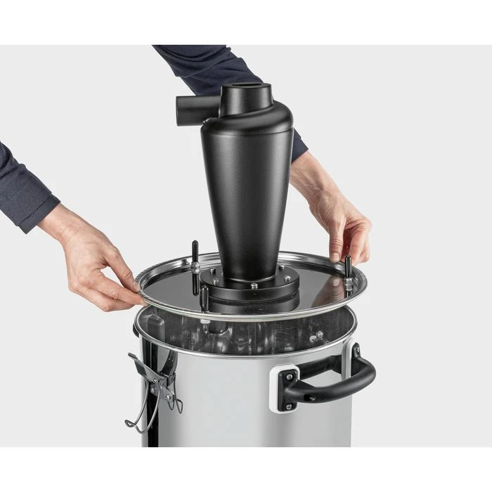 Kärcher Vorabscheider Zyklon CS 40 ME, Für Nass-Trockensauger NT, Mit Edelstahlbehälter 6 Kärcher Vorabscheider Zyklon CS 40 ME, Für Nass-Trockensauger NT, Mit Edelstahlbehälter – Bild 4