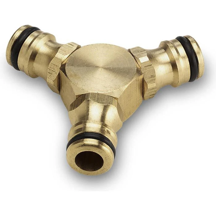Kärcher Schlauchverbinder 3-Wege-Kupplung Messing, 2.645-101.0, Kupplung Für Kärcher-System 3 Kärcher Schlauchverbinder 3-Wege-Kupplung Messing, 2.645-101.0, Kupplung Für Kärcher-System
